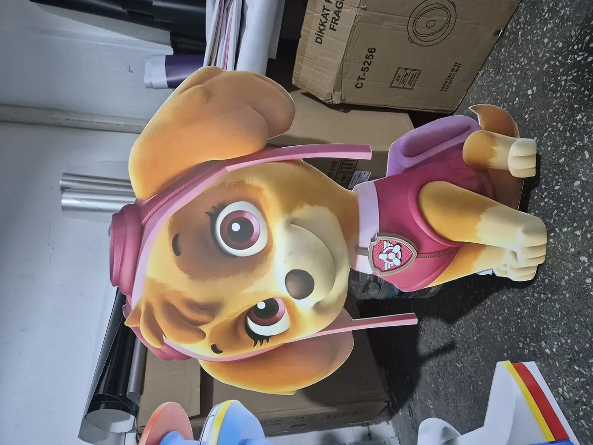 Ankara doğum günü baskı örneği - Paw Patrol Skye karakteri dekota kesim