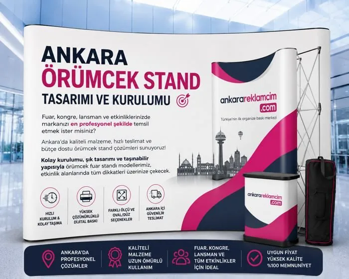 Ankara örümcek stand örneği - Ankara Reklamcım tanıtım standı