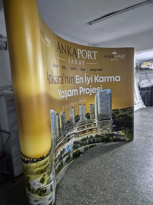 Ankara örümcek stand örneği - Ankaport Saray proje standı