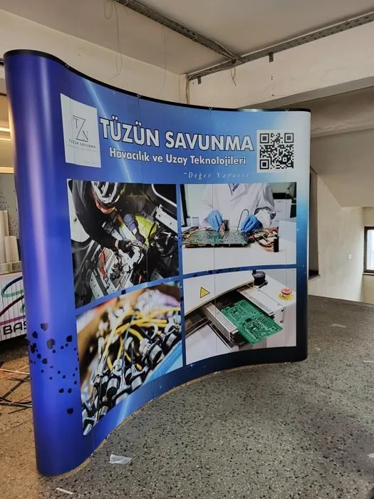 Ankara örümcek stand örneği - Tüzün Savunma havacılık standı