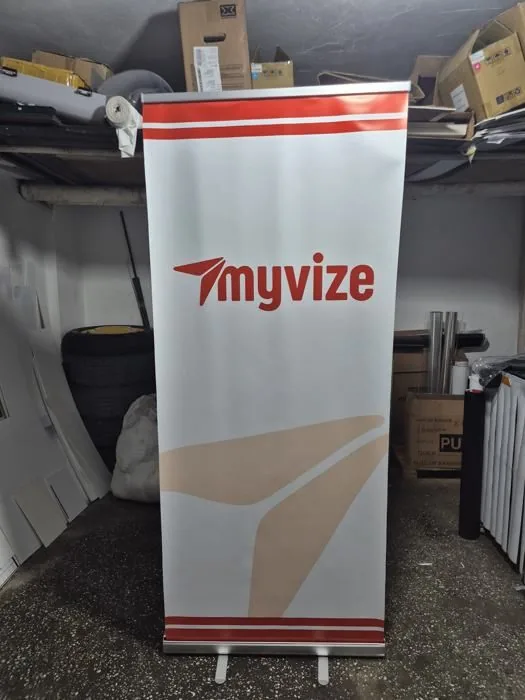 Ankara Roll Up örneği - Myvize marka Roll Up