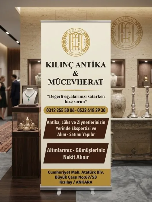 Ankara Roll Up örneği - Kılınç Antika & Mücevherat Roll Up 2