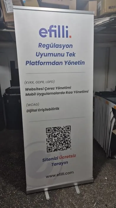 Ankara Roll Up örneği - efilli dijital uyumluluk Roll Up